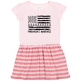 thumbnail image 1 of Inktastic Parkinson's Awareness Gray Ribbons and Flag Gift Toddler Girl Dress, 1 of 4