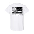 thumbnail image 1 of Inktastic Parkinson's Awareness Gray Ribbons and Flag T-Shirt, 1 of 5
