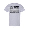 thumbnail image 1 of Inktastic Parkinson's Awareness Gray Ribbons and Flag T-Shirt, 1 of 5