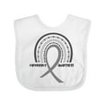 thumbnail image 1 of Inktastic Parkinson's Awareness Ribbon Rainbow Boys or Girls Baby Bib, 1 of 4