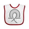 thumbnail image 1 of Inktastic Parkinson's Awareness Ribbon Rainbow Boys or Girls Baby Bib, 1 of 4
