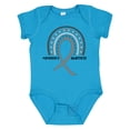 thumbnail image 1 of Inktastic Parkinson's Awareness Ribbon Rainbow Boys or Girls Baby Bodysuit, 1 of 5
