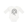 thumbnail image 1 of Inktastic Parkinson's Awareness Ribbon Rainbow Boys or Girls Long Sleeve Baby Bodysuit, 1 of 5