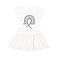 thumbnail image 1 of Inktastic Parkinson's Awareness Ribbon Rainbow Girls Toddler Dress, 1 of 4