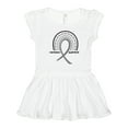 thumbnail image 1 of Inktastic Parkinson's Awareness Ribbon Rainbow Girls Toddler Dress, 1 of 5