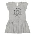 thumbnail image 1 of Inktastic Parkinson's Awareness Ribbon Rainbow Girls Toddler Dress, 1 of 5