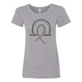 thumbnail image 1 of Inktastic Parkinson's Awareness Ribbon Rainbow Women's T-Shirt, 1 of 5