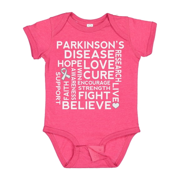Inktastic Parkinsons Disease Awareness Boys or Girls Baby Bodysuit
