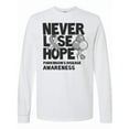 thumbnail image 1 of Inktastic Parkinsons Disease Awareness Never Lose Hope with Balloons Long Sleeve T-Shirt, 1 of 5
