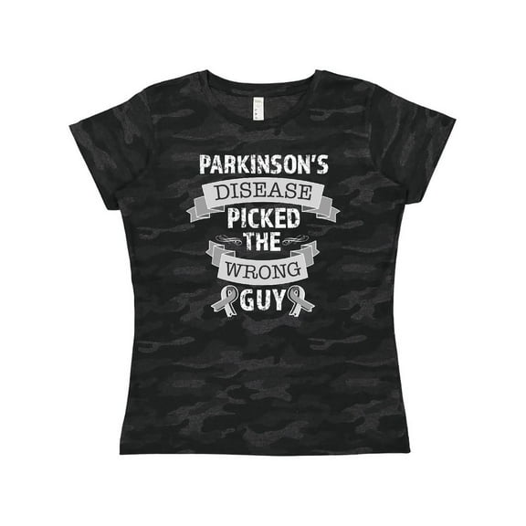 Inktastic Parkinsons Disease Picked The Wrong Guy Women's T-Shirt