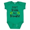 thumbnail image 1 of Inktastic Part Irish All Trouble St. Patrick's Day with Green Clovers Boys or Girls Baby Bodysuit, 1 of 5