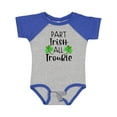thumbnail image 1 of Inktastic Part Irish All Trouble St. Patrick's Day with Green Clovers Boys or Girls Baby Bodysuit, 1 of 5