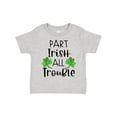 thumbnail image 1 of Inktastic Part Irish All Trouble St. Patrick's Day with Green Clovers Boys or Girls Toddler T-Shirt, 1 of 5