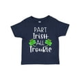thumbnail image 1 of Inktastic Part Irish All Trouble St. Patrick's Day with Green Clovers Boys or Girls Toddler T-Shirt, 1 of 5