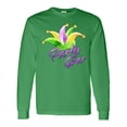 thumbnail image 1 of Inktastic Party Gras Mardi Gras Jester Hat Long Sleeve T-Shirt, 1 of 5