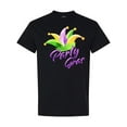thumbnail image 1 of Inktastic Party Gras Mardi Gras Jester Hat T-Shirt, 1 of 5