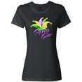thumbnail image 1 of Inktastic Party Gras Mardi Gras Jester Hat Women's T-Shirt, 1 of 5