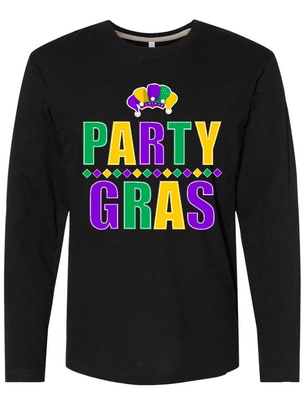 Mardi Gras King Celebration Feast Long Sleeve T-Shirt – Unisex Cotton Shirt For Carnival