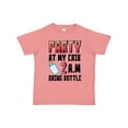 thumbnail image 1 of Inktastic Party at My Crib 2 A.m. Bring Bottle Baby Humor Boys or Girls Toddler T-Shirt, 1 of 5