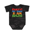 thumbnail image 1 of Inktastic Party at My Crib Boys or Girls Baby Bodysuit, 1 of 5
