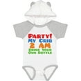 thumbnail image 1 of Inktastic Party at My Crib Boys or Girls Baby Bodysuit, 1 of 5
