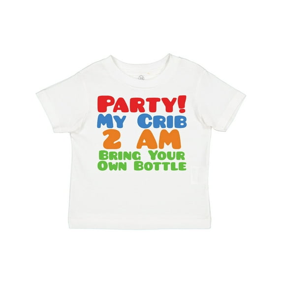Inktastic Party at My Crib Boys or Girls Toddler T-Shirt