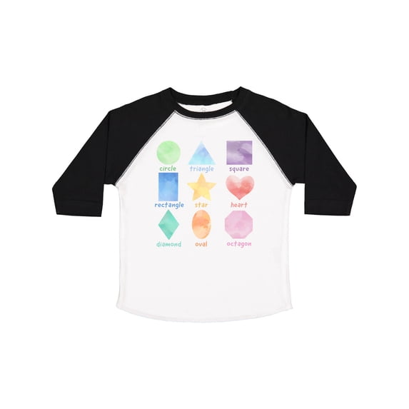 Inktastic Pastel Colored Shapes Boys or Girls Toddler T-Shirt