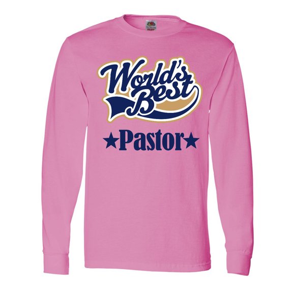 Inktastic Pastor Gift Thank You Appreciation Long Sleeve T-Shirt