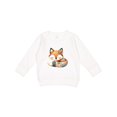 thumbnail image 1 of Inktastic Patchwork Fox Toddler Sweatshirt, 1 of 4