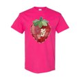 thumbnail image 1 of Inktastic Patchwork Strawberry Design T-Shirt, 1 of 5