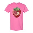 thumbnail image 1 of Inktastic Patchwork Strawberry Design T-Shirt, 1 of 5