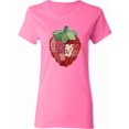 thumbnail image 1 of Inktastic Patchwork Strawberry Design Women's T-Shirt, 1 of 5