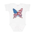 thumbnail image 1 of Inktastic Patriotic Butterfly Girls Baby Bodysuit, 1 of 5