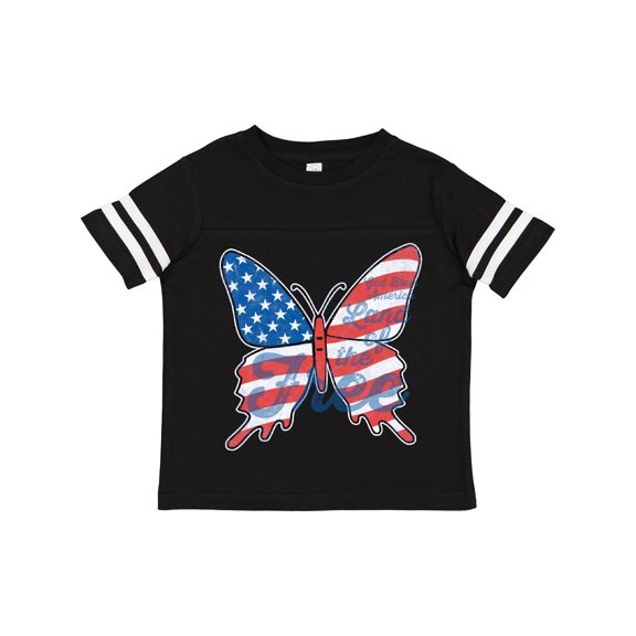 Inktastic Patriotic Butterfly Girls Toddler T-Shirt