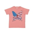 thumbnail image 1 of Inktastic Patriotic Butterfly Girls Toddler T-Shirt, 1 of 5
