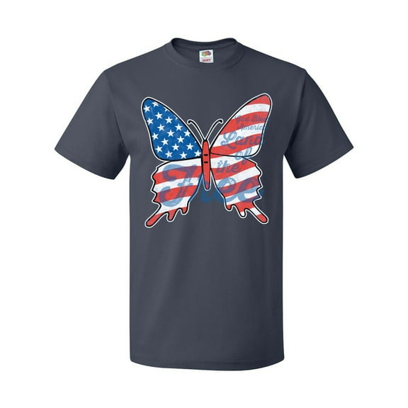 Inktastic Patriotic Butterfly T-Shirt