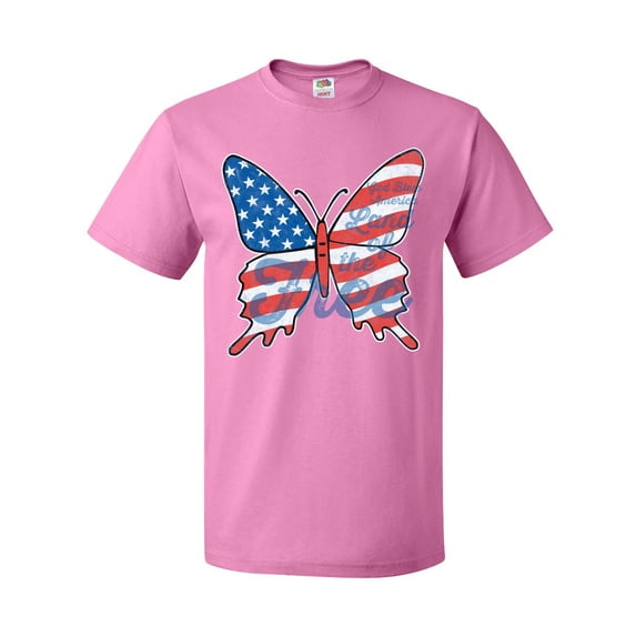 Inktastic Patriotic Butterfly T-Shirt