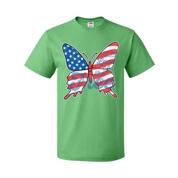 Inktastic Patriotic Butterfly T-Shirt