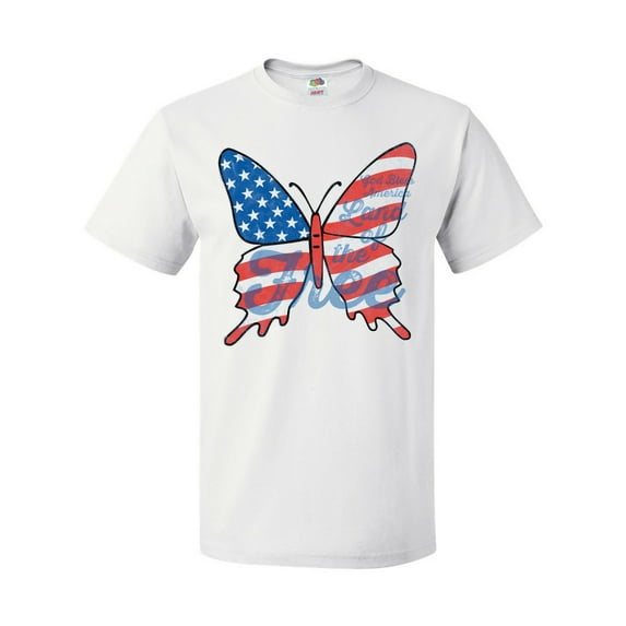 Inktastic Patriotic Butterfly T-Shirt