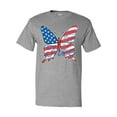 thumbnail image 1 of Inktastic Patriotic Butterfly T-Shirt, 1 of 5