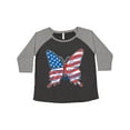 thumbnail image 1 of Inktastic Patriotic Butterfly Women's Plus Size T-Shirt, 1 of 5