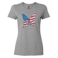 thumbnail image 1 of Inktastic Patriotic Butterfly Women's T-Shirt, 1 of 5