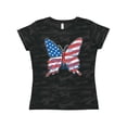 thumbnail image 1 of Inktastic Patriotic Butterfly Women's T-Shirt, 1 of 5