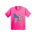 thumbnail image 1 of Inktastic Patriotic Butterfly Youth T-Shirt, 1 of 5