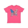 thumbnail image 1 of Inktastic Patriotic Butterfly Youth T-Shirt, 1 of 5