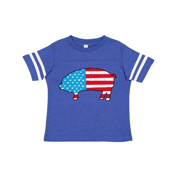 Inktastic Patriotic Pig Boys or Girls Toddler T-Shirt
