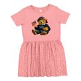 thumbnail image 1 of Inktastic Patriotic Teddy Bear 250 Years Celebration Girls Toddler Dress, 1 of 5