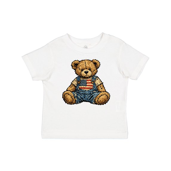Inktastic Patriotic Teddy Bear Boys or Girls Baby T-Shirt