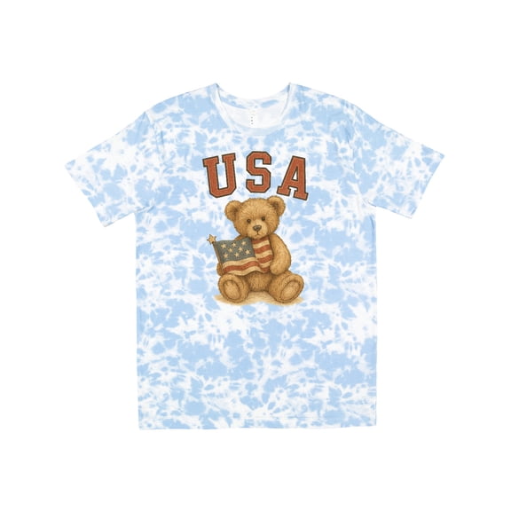 Inktastic Patriotic USA Teddy Bear with American Flag T-Shirt