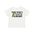 thumbnail image 1 of Inktastic Paw Paw's Fishing Buddy Boys Toddler T-Shirt, 1 of 5